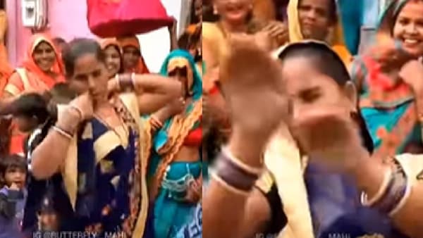 Video : कच्चा बदामवर काकूबाईंचा डान्स, पाहून हसू आवरणार नाही, नेटकरी म्हणतात, बेस्ट डान्स!