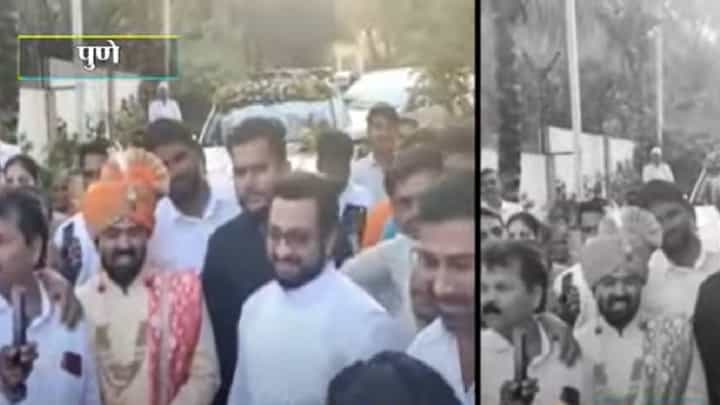 Video : अमोल कोल्हे यांचा हलगीच्या तालावर ठेका Video : अमोल कोल्हे यांचा हलगीच्या तालावर ठेका