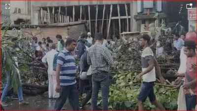 unseasonal rains : बेळगावात अवकाळी पावसाचा तडाखा; झाड कोसळून एकाचा मृत्यू