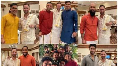 सुsssपर! न्यूझीलंडच्या खेळाडूचं तमिळ स्टाईल प्री-वेडिंग, धोनी-जडेजाकडून खासमखास आहेर