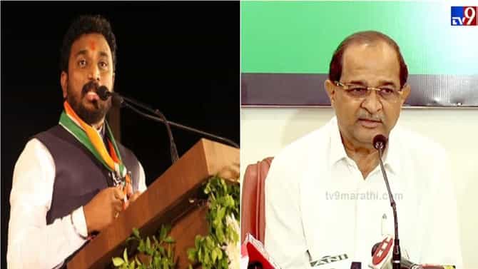 RadhaKrishna Vikhe Patil : बेताल वक्तव्य करण्यासाठी राष्ट्रवादीने काही माणसं तयार केली, विखे पाटलांचा आरोप, मिटकरींवर घणाघात