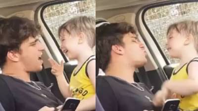 Video : बाप-लेकाने गायलं गाणं, व्हीडिओ व्हायरल, लोक म्हणतात आवाज असावा तर असा...