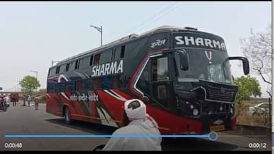 Nanded | खासगी बसची दुचाकीला जोरदार धडक, गर्भवती महिलेचा जागीच मृत्यू, नांदेडमध्ये भीषण घटना!