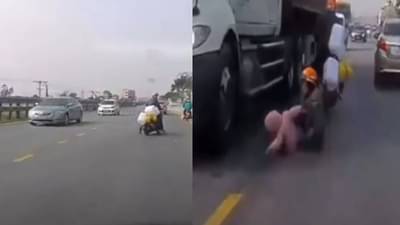 Video : दैव बलवत्तर म्हणून जीव वाचला!, संवेदनशील डोळे हा व्हीडीओ पाहू शकणार नाहीत...