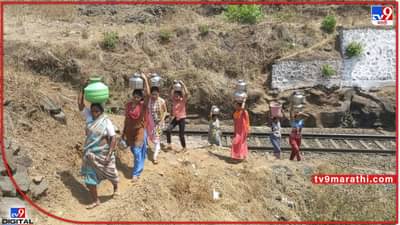 Nashik water scarcity : ठाणे-नाशिक हद्दीवरच्या बिबलवाडीत भीषण टंचाई; हंडाभर पाण्यासाठी 5 किलोमीटरची पायपीट