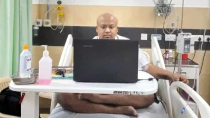 जिद्दीला सलाम! केमोथेरपीदरम्यान दिली मुलाखत, फोटो शेअर करत म्हणाला मला नोकरी हवी, सहानुभूती नको!