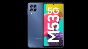 Samsung Galaxy M53 Launch : सॅमसंगचा नवा फोन आजपासून विक्रीसाठी बाजारात, किंमत आणि फिचर्स, एका क्लिकवर