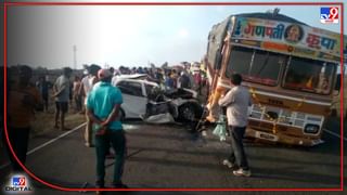 Ratnagiri Road Accident : ट्रक-कारमध्ये भीषण अपघात! ड्रायव्हर गंभीर जखमी, गाडीचा अक्षरशः चेंदामेदा