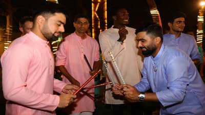 Gujarat Foundation day: राशिद खान-हार्दिक पटेल खेळले गरबा, गुजरात-डे चं टायटन्सकडून जोरदार सेलिब्रेशन, पहा VIDEO