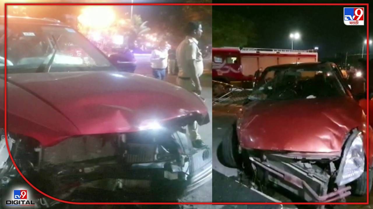 Palm Beach Accident : पाम बीचवर स्विफ्ट आणि क्रेटाची जोरदार धडक! कारमधले बालंबाल बचावले, गाड्यांचं नुकसान