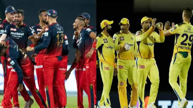 RCB vs CSK IPL 2022 Prediction Playing XI IPL 2022: बँगलोरला हरवण्यासाठी चेन्नई संघात करणार दोन बदल