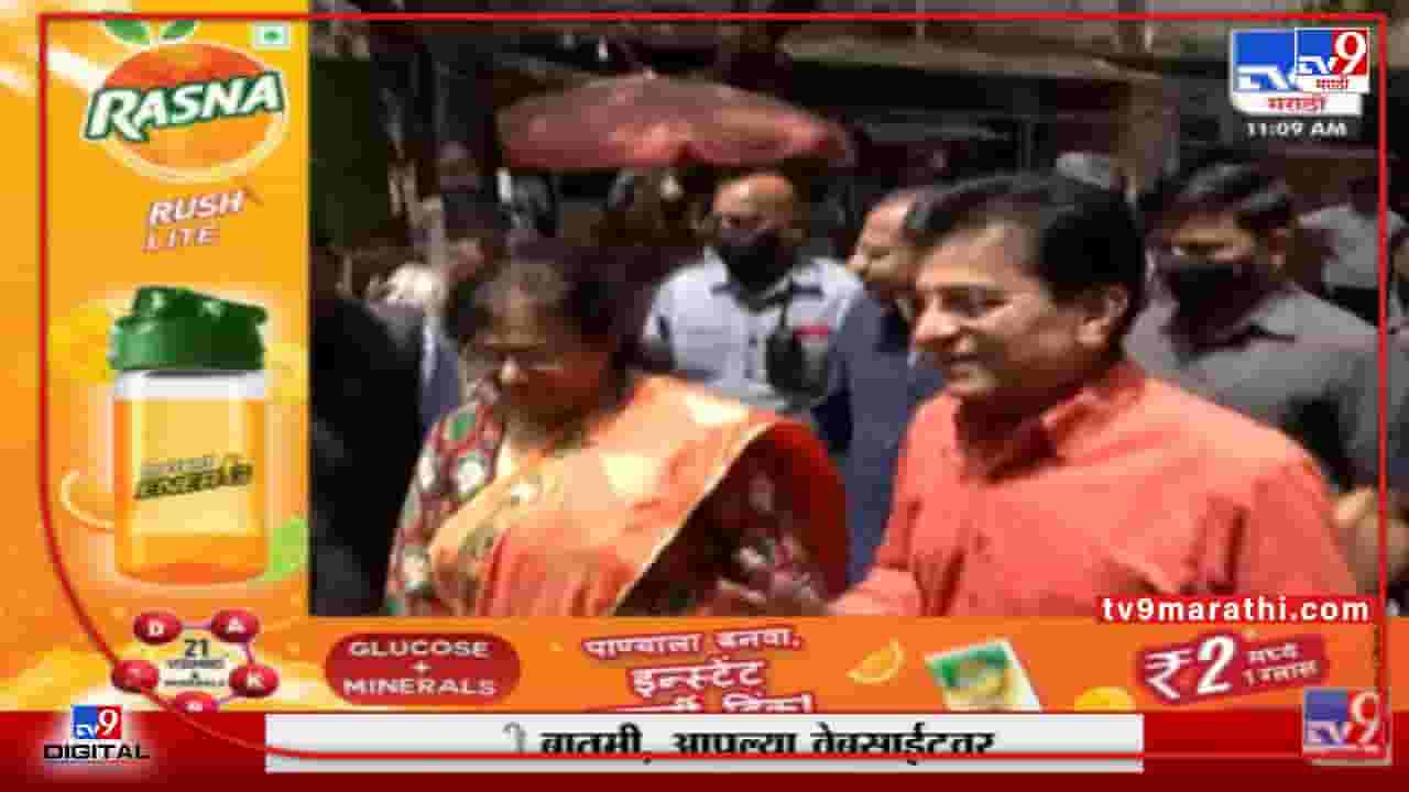 Sanjay Raut यांच्याविरोधात तक्रार करण्यासाठी Kirit Somaiya पोलीस स्टेशनमध्ये दाखल