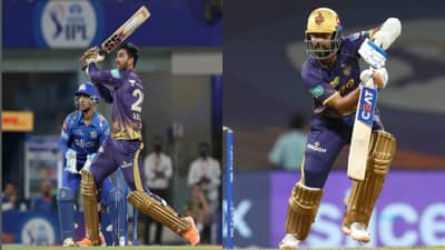 MI vs KKR IPL 2022: वेंकटेश अय्यरची जबरदस्त फलंदाजी, पावरप्लेमध्ये KKR ची दमदार सुरुवात