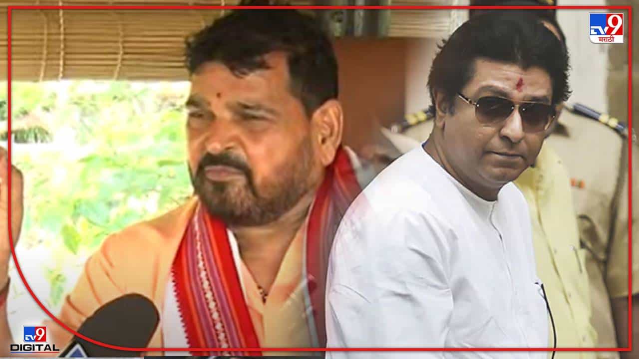 Raj Thackeray Ayodhya Visit : अयोध्येत राज ठाकरेंना रोखण्यासाठी 5 लाखांची फौज, साधू संताचाही विरोध, बृजभूषण यांचा दावा