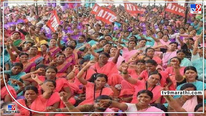 राज्यभरातील अंगणवाडी सेविकांचे दोन महिन्यांपासूनचे पगार रखडले; आमच्या हक्कांसाठी आयुष्यभर फक्त आंदोलनच करायची का? कर्मचाऱ्यांचा सरकारला सवाल