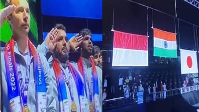 Thomas Cup 2022: समोर तिरंगा पाहून बॅडमिंटनपटूंचे डोळे पाणावले, हा VIDEO बघा, तुमचाही ऊर अभिमानाने भरुन येईल