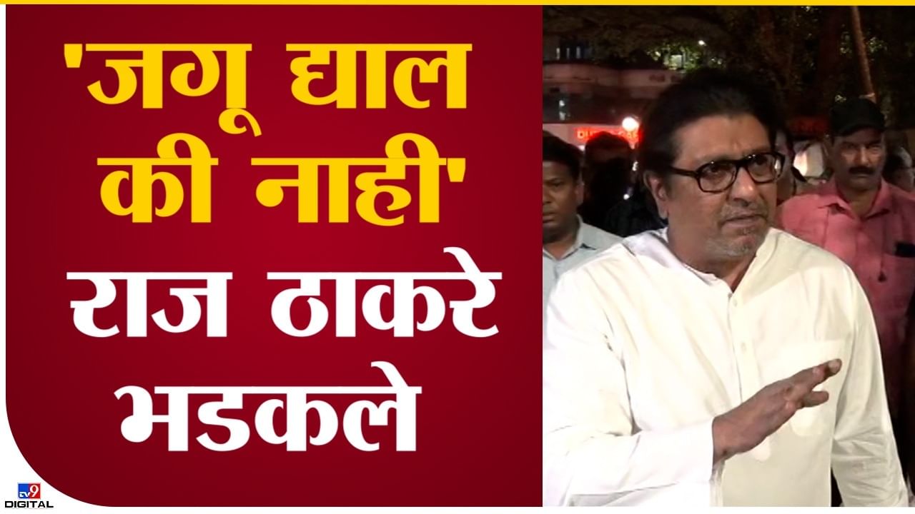 Raj Thackeray Video : 'जगू द्याल की नाही? बंद कर ते...', मनसे अध्यक्ष राज ठाकरे पत्रकारांवर संतापले!