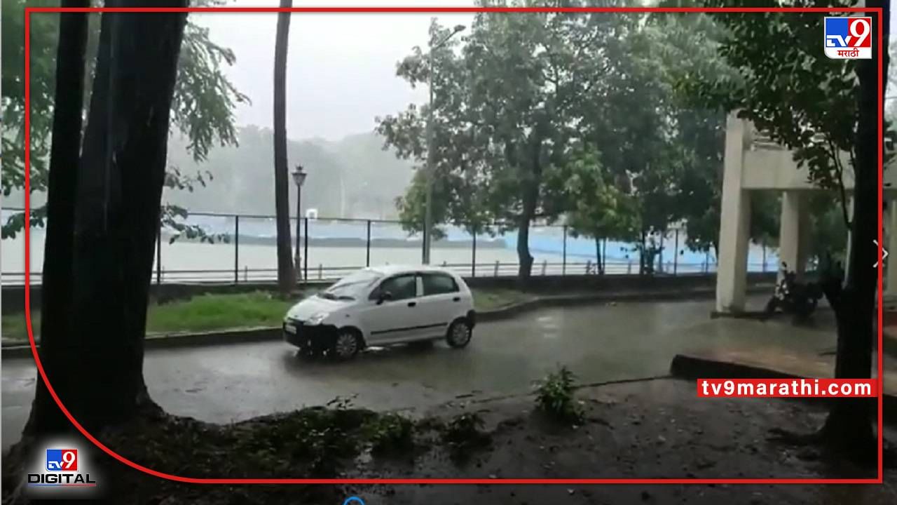 Navi Mumbai : नवी मुंबईत सकाळी रिमझिम पाऊस, उन्हाळ्याच्या तडाख्याने हैराण झालेले नवी मुंबईकर खूष