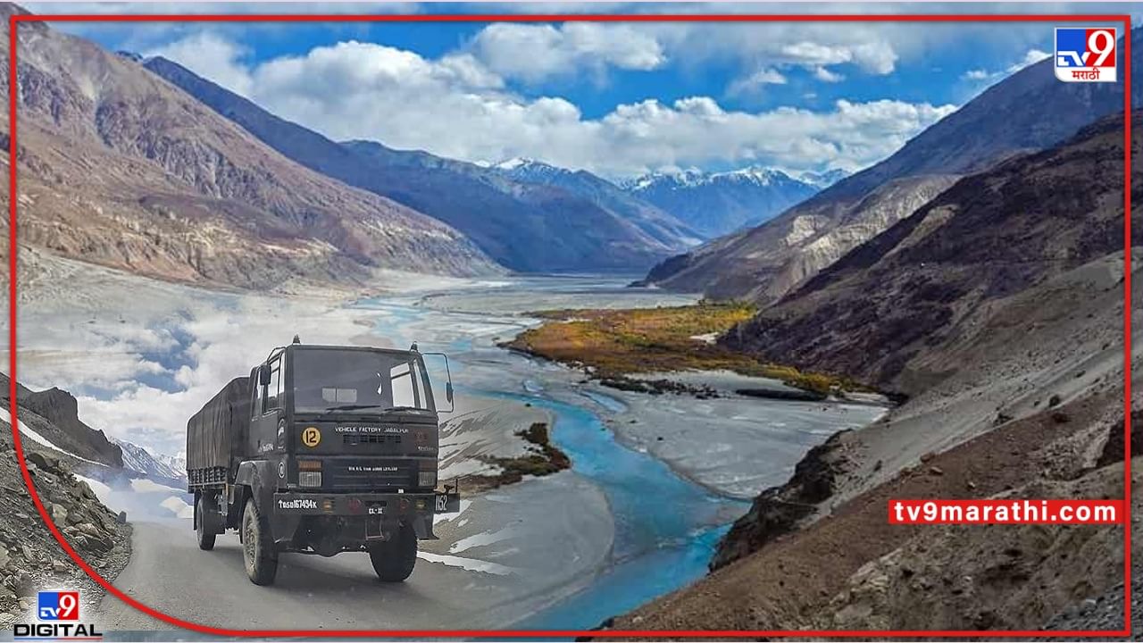 Shyok River Accident Ladakh : लडाखमध्ये लष्कराचं वाहन खोल नदीत कोसळलं, 7 जवान मृत्यूमुखी, अनेक जवान गंभीर जखमी