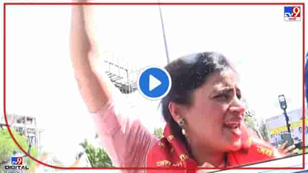 Navneet Rana : नागपुरात येताच नवनीत राणा, रवी राणांचा नारा बदलला, जय हनुमान, जय संविधानची घोषणा