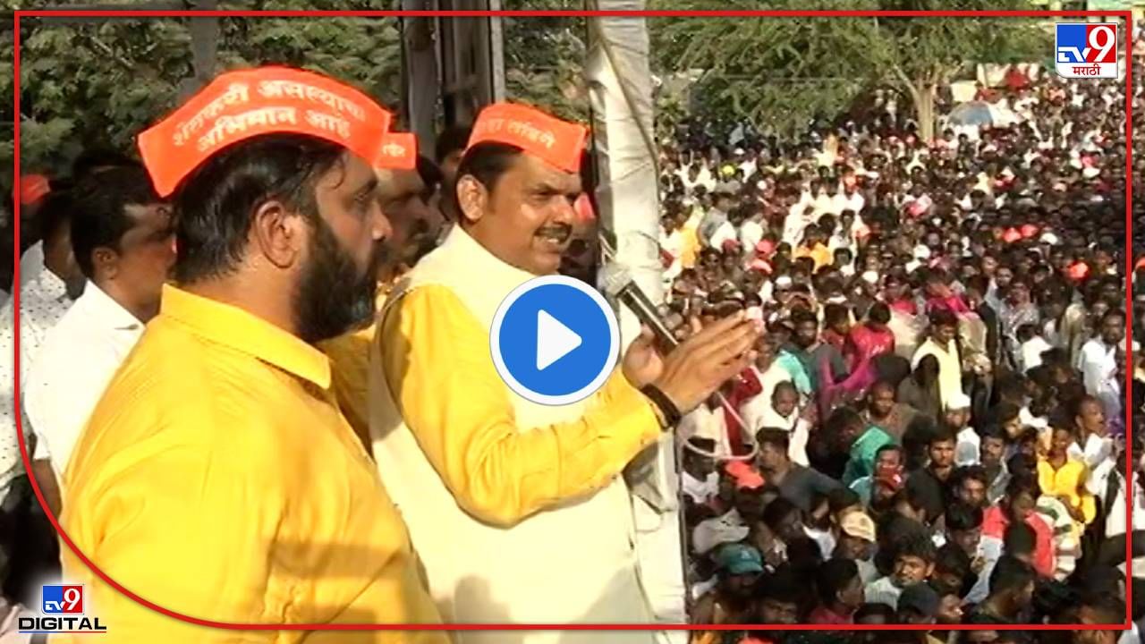 Devendra Fadnavis Video : बैल जोडीनं येतो आणि नांगरासकट येतो, फडणवीसांचा इशारा नेमका कुणाला?