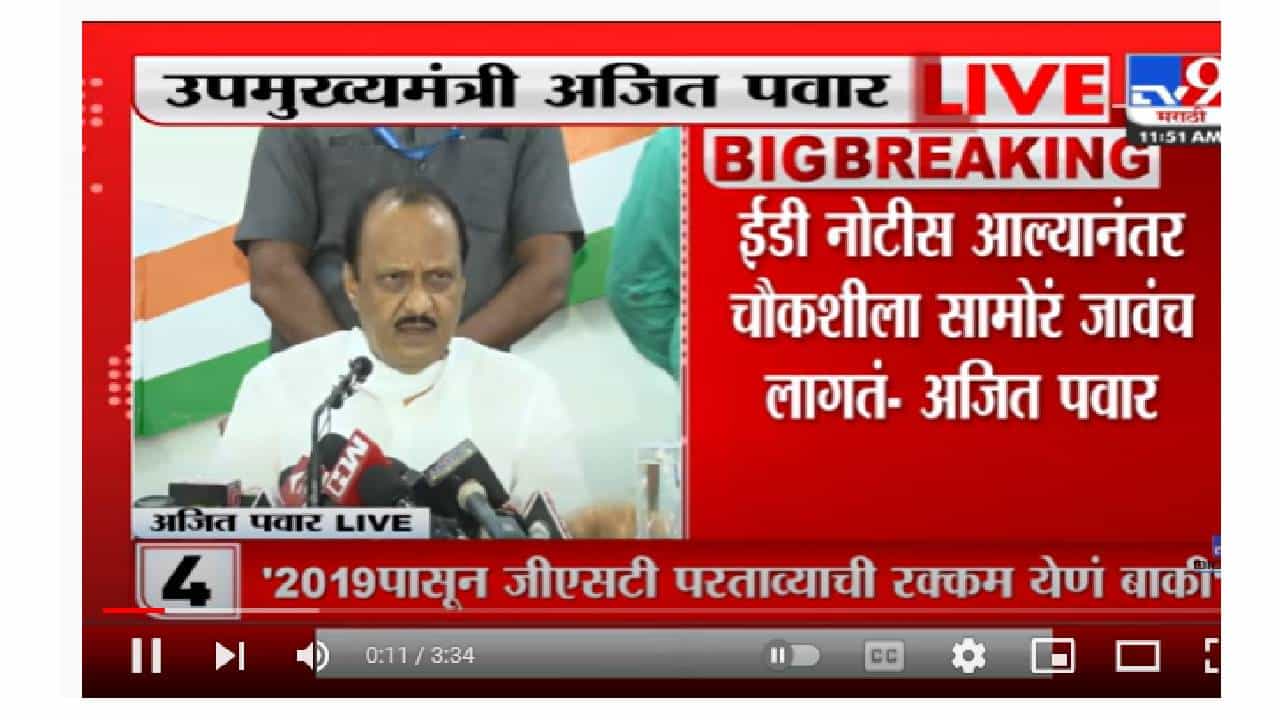 Ajit Pawar | 'अनिल देशमुख आणि नवाब मलिकांना मत देण्याची परवानगी मिळावी