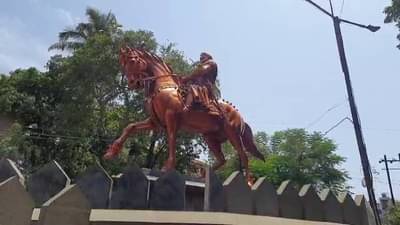 Sangli : देशात पहिल्यांदाच! सांगलीत छत्रपतींच्या अश्वारुढ पुतळ्यासमोर तेवणार अखंड शिवज्योत