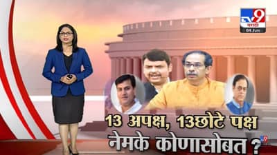 Special Report | 13 अपक्ष, 13 छोटे पक्ष नेमके कोणासोबत? -tv9