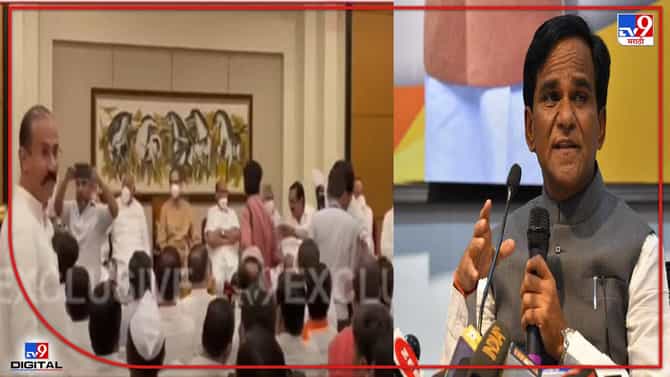 Raosaheb Danve : महाविकास आघाडीच्या आमदारांची अवस्था मांजरांच्या पिलांसारखी, रावसाहेब दानवेंचा जोरदार टोला, मुख्यमंत्र्यांवर निशाणा