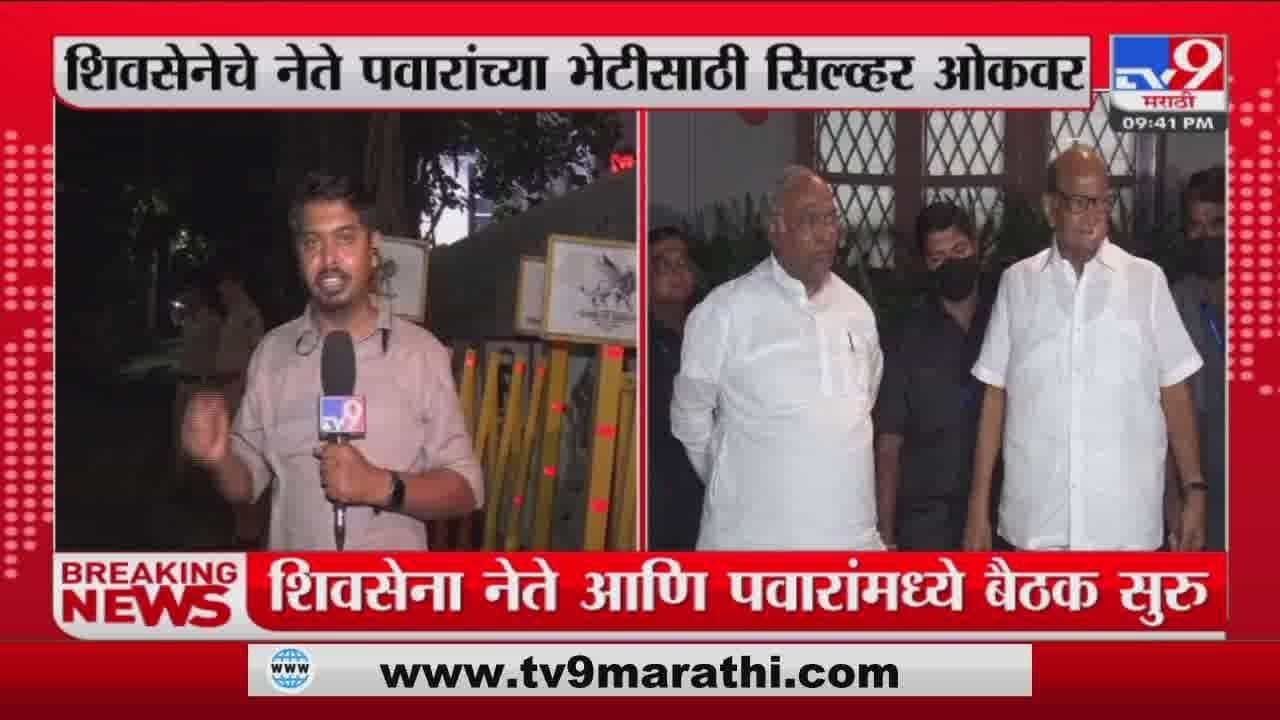 शिवसेनेच नेते शरद पवार यांच्या भेटीला