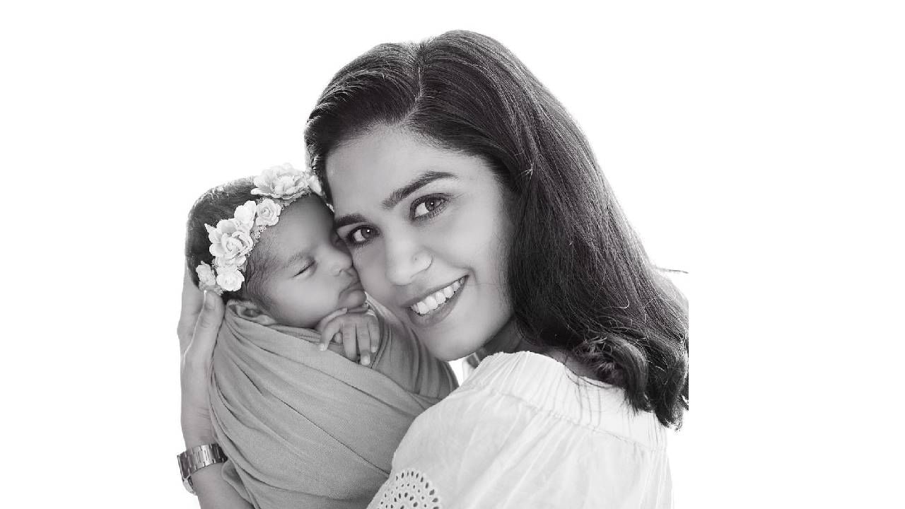 मराठी अभिनेत्री मिनाक्षी राठोडच्या घरी 'नन्ही परी', गोंडस परीचे फोटो ...