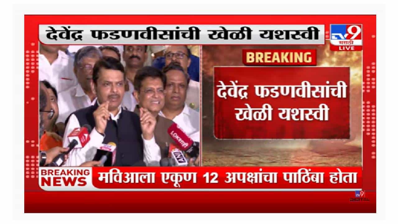 Rajyasabha Election | विजयानंतर विधान भवनाच्या पायऱ्यांवर भाजप नेत्यांचा जल्लोष