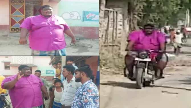 काय सांगता...तीस वर्षाच्या तरुणाचे वजन 180 किलो.. रोज खातो 80 चपात्या.. 2 किलो मटन..अन् 3 किलो भात...! जाणून घ्या नेमकी काय आहे भानगड