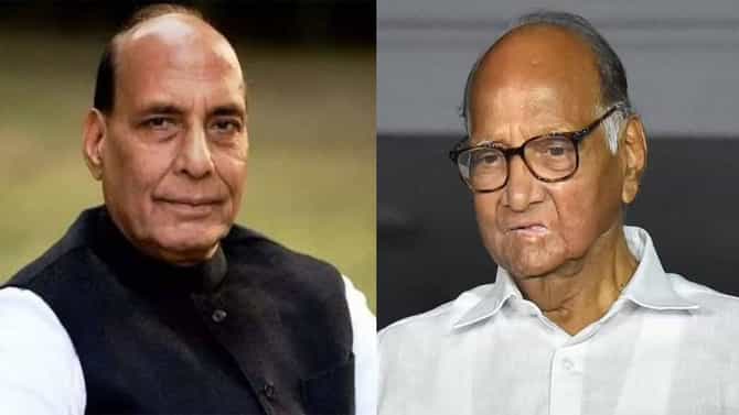 President Election : राष्ट्रपतीपदाच्या निवडणुकीसाठी भाजपची मोर्चेबांधणी; राजनाथ सिंह यांचा शरद पवारांना फोन