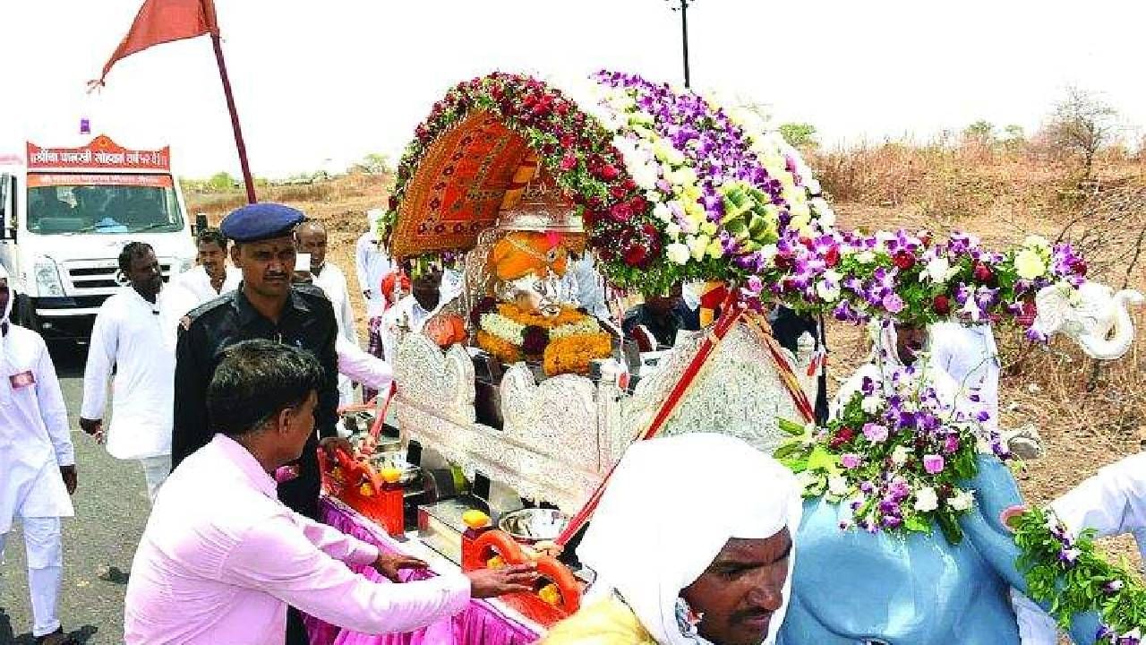 Pandharpur vari 2022: गजानन महाराजांच्या पालखीचे हिंगोलीत आगमन