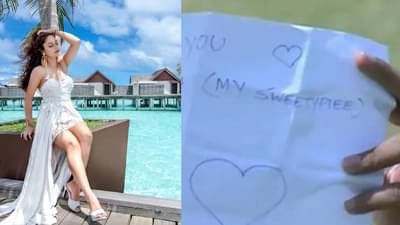 Ranji Trophy च्या सेमीफायनलमध्य सेंच्युरी ठोकली, त्यानंतर क्रीडा मंत्र्यांनी I Love You लिहिलेला कागद दाखवला