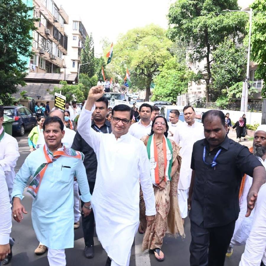 बाळासाहेब थोरात यांच्यासह अनेक बडे नेते या मोर्च्यात दिसून आले.