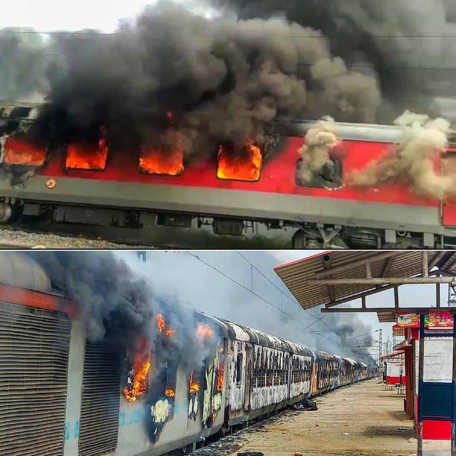 केंद्र सरकारने नुकत्याच घोषित केलेल्या अग्नीपथ योजनेच्या विरोधात देशभरातील तरुणांनी रस्त्यावर उतरून आंदोलने, तसेच सरकारच्या विरोधात निदर्शने केली.