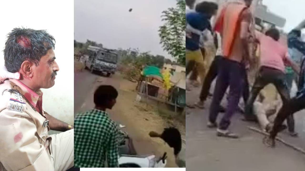 Video : Gondia Accident | गोंदियातील अपघात प्रकरण पेटले, गावकऱ्यांची पोलिसांवर दगडफेक, पोलिसांचा लाठीचार्ज, पोलीस जखमी 
