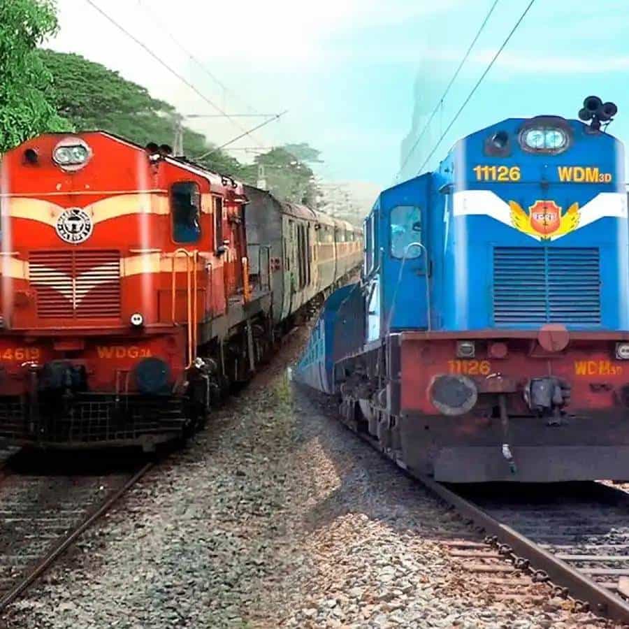 भारतीय रेल्वे हे आशियातील दुसऱ्या क्रमांकाचे आणि जगातील चौथ्या क्रमांकाचे सर्वात मोठे रेल्वे नेटवर्क आहे. ट्रेनमध्ये प्रवास करताना तुम्ही वेगवेगळ्या रंगाचे डबे नक्कीच पाहिले असतील, या डब्यांचे रंग वेगळे का असतात, असा प्रश्न तुम्हाला पडला आहे का? यालाही कारण आहे. पॅसेंजर ट्रेनपासून सुपरफास्ट ट्रेनपर्यंतचे रंग वेगळे का असतात, जाणून घ्या त्यामागील कारणं...
