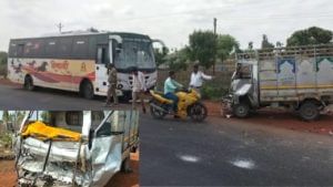 Akola Accident : शिवशाही बसमधील 35 प्रवाशांवर काळ आला होता, पण वेळ आली नव्हती! टेम्पो चालक मात्र जागीच ठार