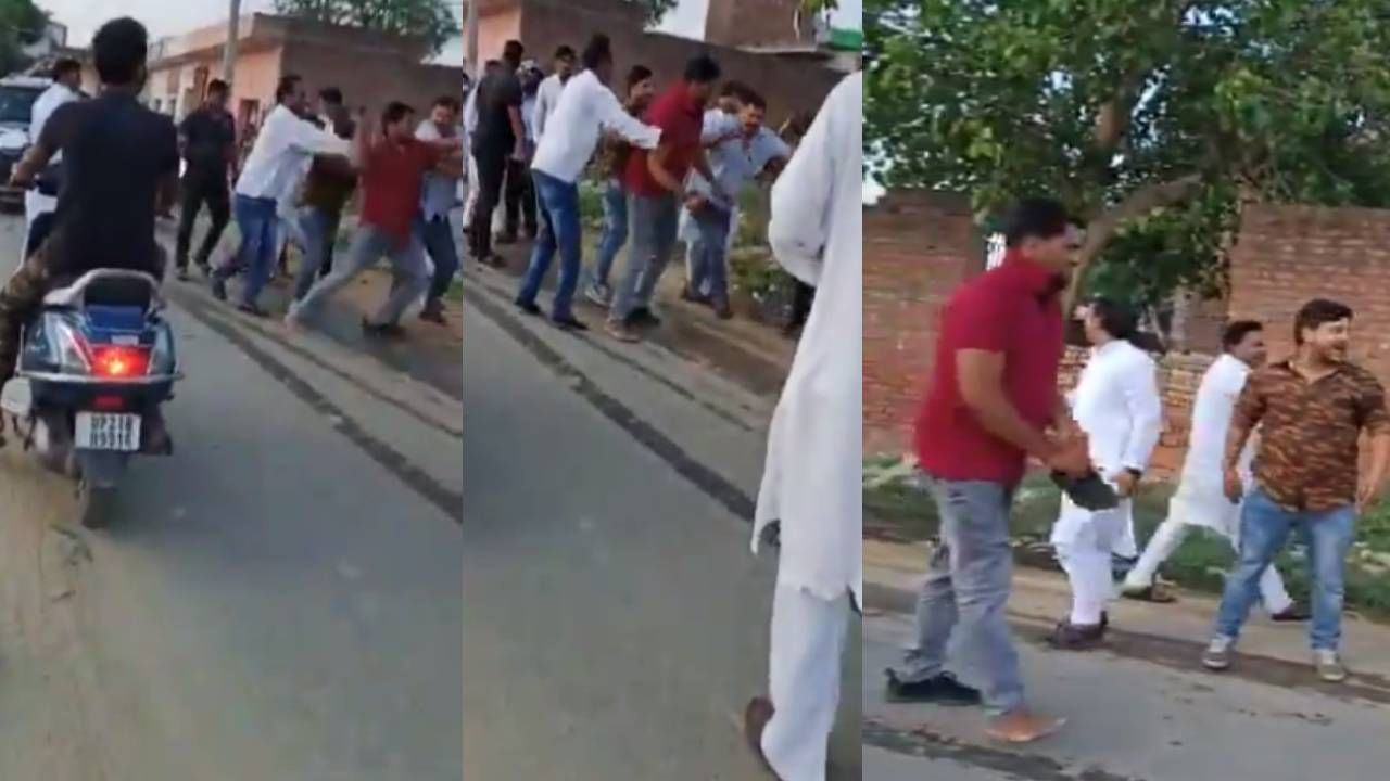 Video: भाजप नेत्याला पळवू पळवू मारलं, गडबड घोटाळ्याच्या आरोपानं वाद, सहा जणांवर गुन्हा दाखल