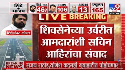 VIDEO : Shivsena Political Crisis । सचिन अहिर हॉटेल मधील शिवसेना आमदारांना भेटून संवाद साधत आहेत