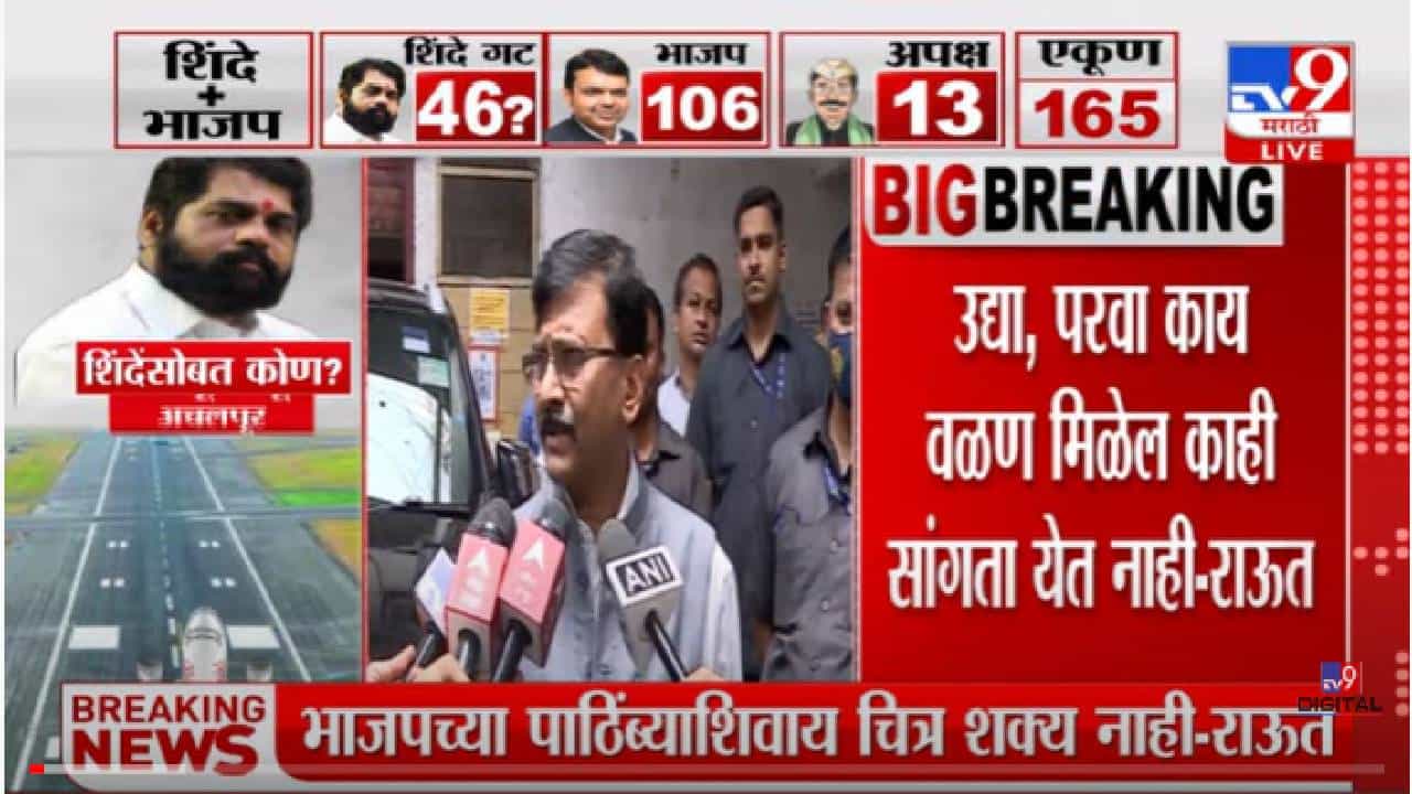 VIDEO : Sanjay Raut | उद्धव ठाकरे मागून वार करत नाही - संजय राऊत