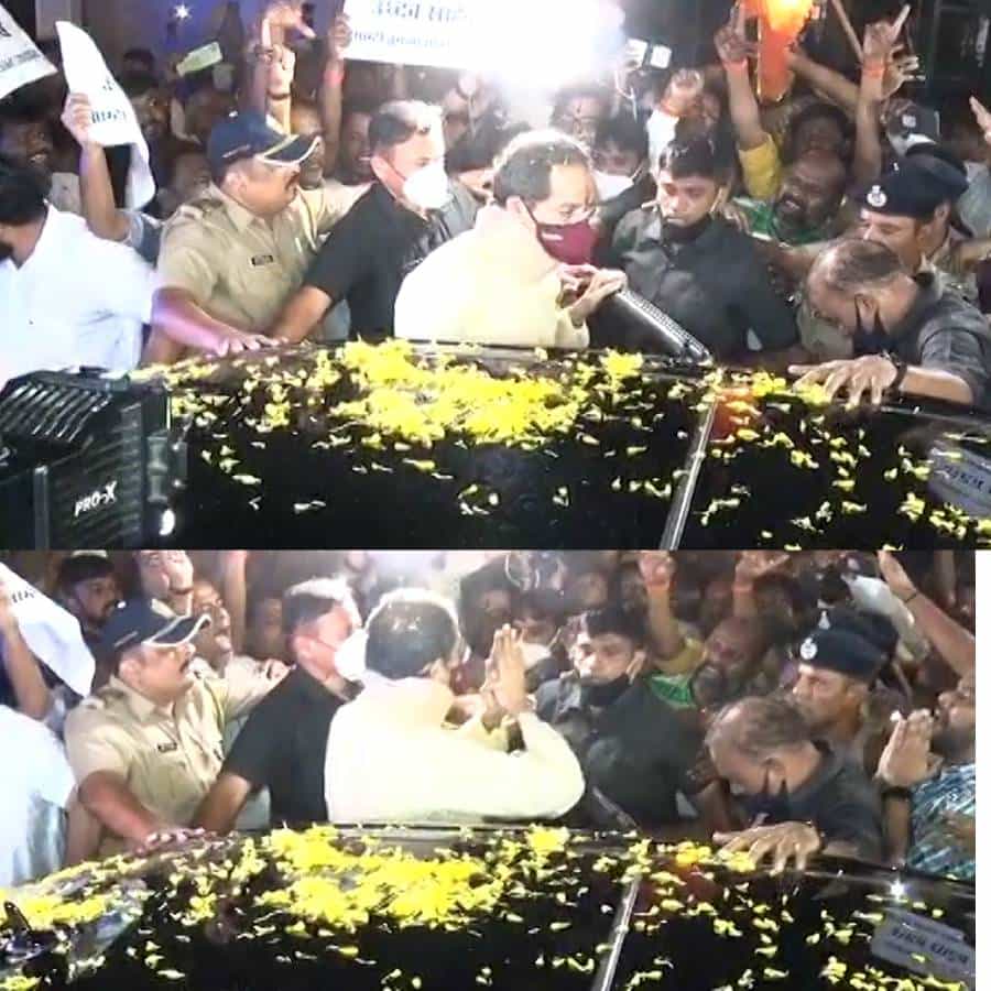 नेता जेव्हा जेव्हा संकटात असतो, तेव्हा तेव्हा तो लोकांमध्ये जातो. त्याचीच प्रचिती आज उद्धव ठाकरेंच्या रुपानं पहायला मिळाली.