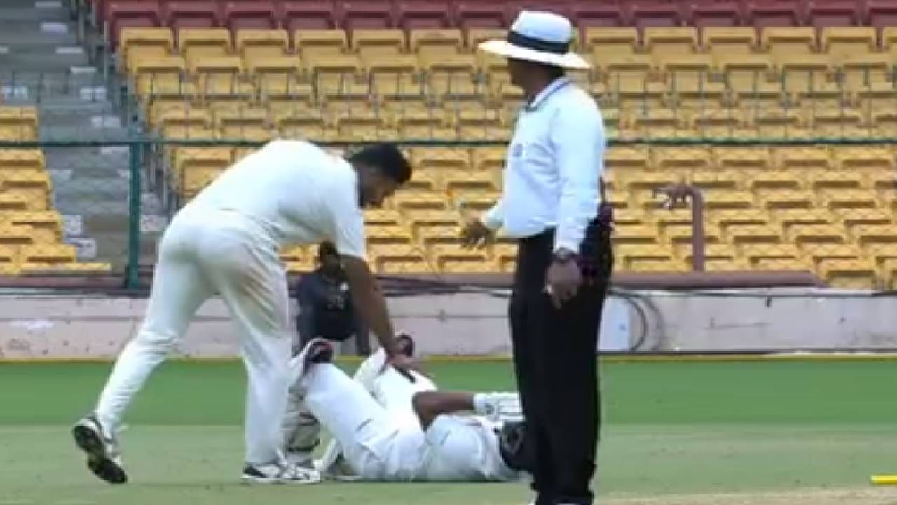 Ranji Trophy Final 2022: अपघात घडला, पण सर्फराज थोडक्यात मोठ्या दुखापतीमधून बचावला, पहा VIDEO
