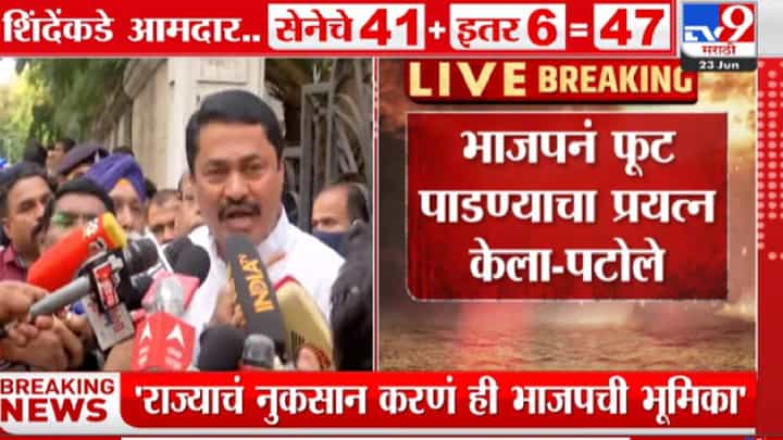 भाजपाकडे संख्याबळ नाही, नाना पटोलेंचा दावा भाजपाकडे संख्याबळ नाही, नाना पटोलेंचा दावा