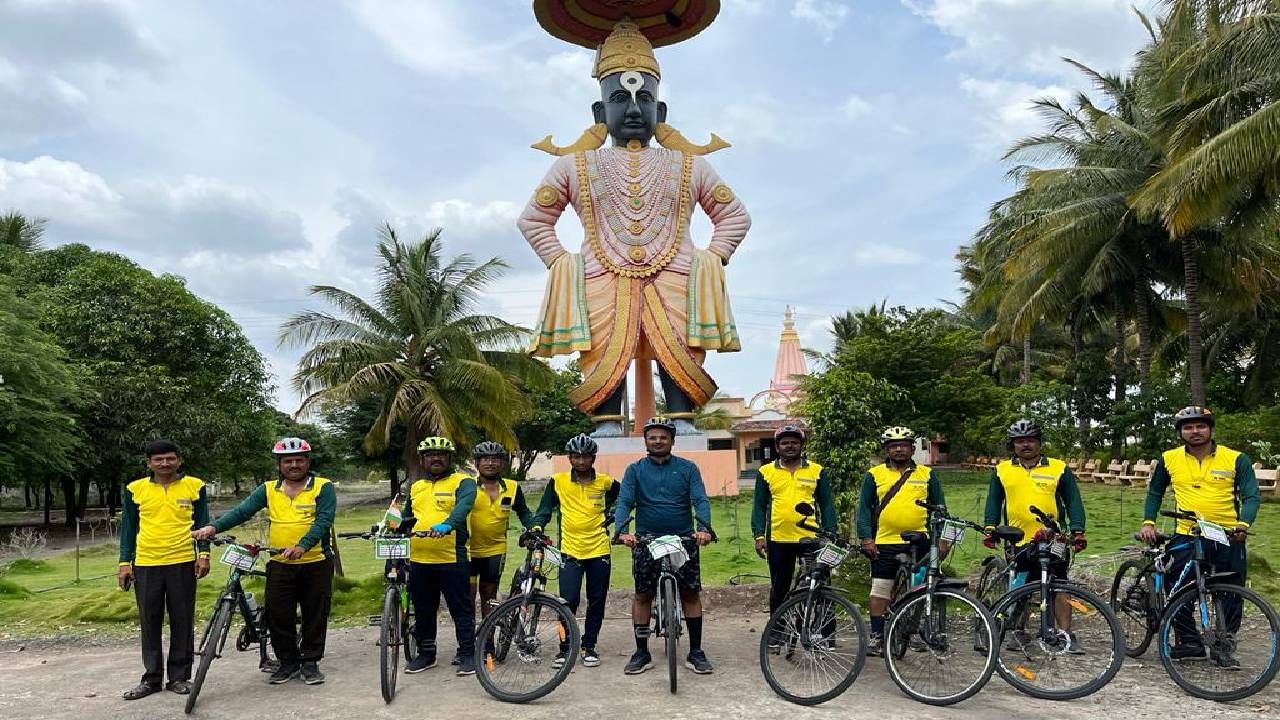 Pandharpur wari 2022: सायकल वारी करीत पर्यावरण जागृतीचा संदेश