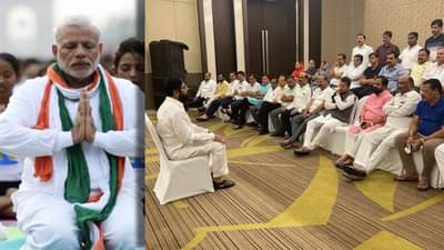 Saamana : योग प्रचारात मोदींचं मोठे योगदान! गुवाहाटीमध्ये योग शिबीर, सामना अग्रलेखातून शिवसेनेचा भाजपवर हल्लाबोल