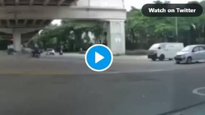 भयानक अपघातातून मरता मरता वाचला, उंच उडून जमीनीवर आपटला नंतर उठून उभं राहून करु लागला विचित्र चाळे; Viral video पाहून लोक म्हणाले...